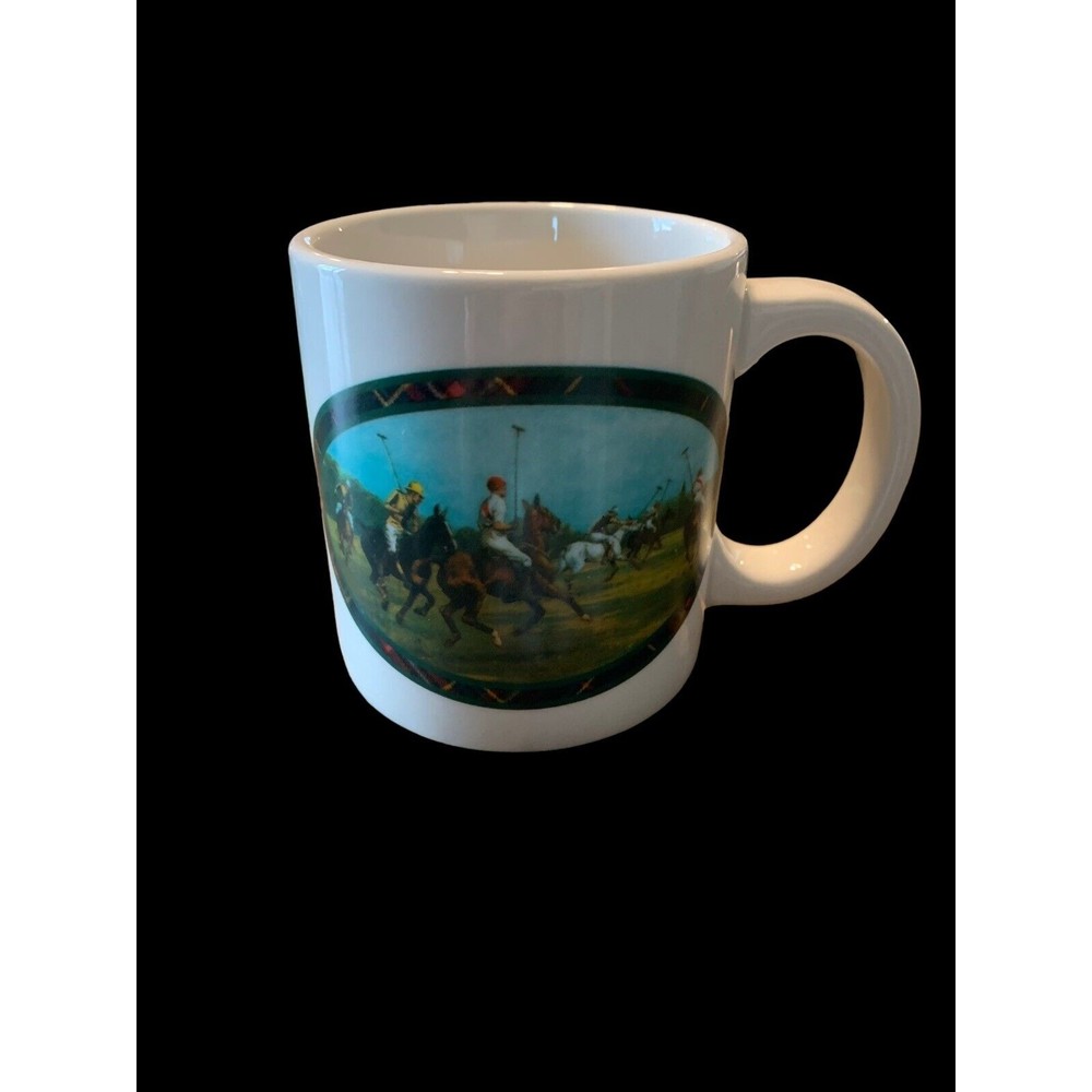 Vintage Ralph Lauren Polo Equestrian Coffee Mug 12 ounce Vintage